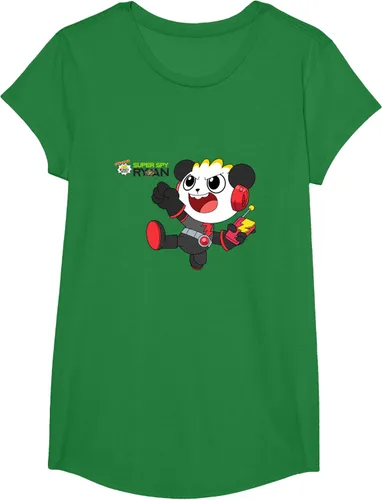 Vista 41 de Ryan's World Super Spy Combo Panda Camiseta, gris, S Asfalto
