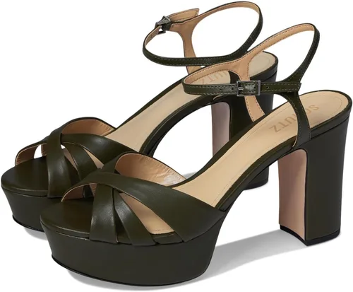 Vista 18 de SCHUTZ KEEFA para mujer Platina Metallic Napa
