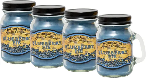 Vista 9 de Grandma's Kitchen - Mini vela perfumada en tarro Mason de Our Own Candle Company, 3.5 onzas (paquete de 4)
