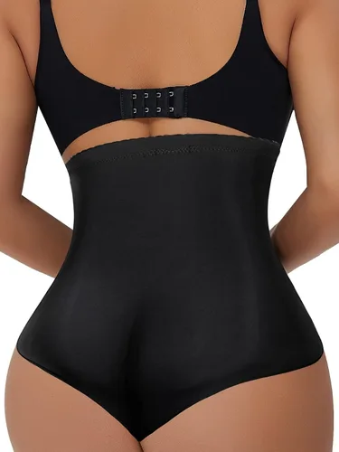 Vista 2 de SheIn Corsé de cintura alta con control de abdomen para mujer