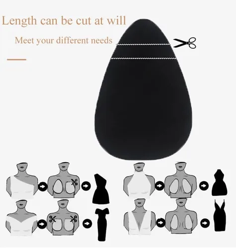 Vista 3 de Sujetador adhesivo impermeable con cinta invisible para levantamiento de senos grandes