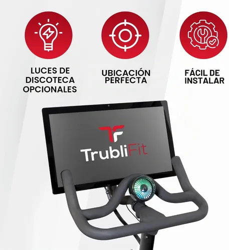 Vista 6 de TrubliFit Ventilador para Bicicleta Peloton y Cinta de Correr Peloton – Accesorios para Peloton – Compatible con Bicicleta Original, Bicicleta+