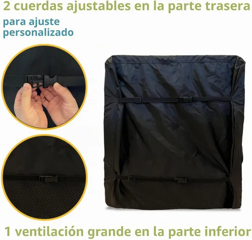 Vista 4 de Bitubi - Funda para congeladores verticales, funda para refrigerador al aire libre, impermeable, a prueba de polvo, a prueba de sol, 20 pulgadas