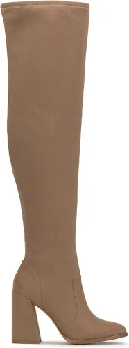 Vista 8 de Jessica Simpson Womens Brixten Faux Suede Tall Over-The-Knee Boots