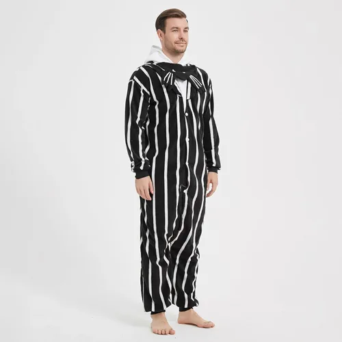 Vista 6 de MAJ&COS Skull Onesie Animal Adult Pajamas Halloween Cosplay Costume Unisex Onesies Women Men