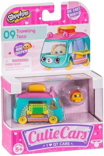 Vista 2 de Cutie Cars Shopkins Traveling Taco Figura Pack #09