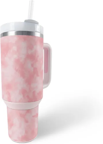 Vista 34 de MightySkins Skin - Vaso de vinilo compatible con Stanley The Quencher H2.0 FlowState de 40 onzas, color verde CBD, protectora, duradera y única