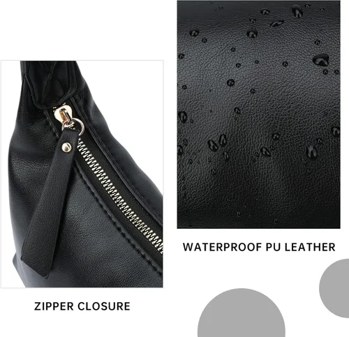Vista 6 de Montana West Lindos bolsos de hombro para mujer, mini monederos de cuero y bolsos de mano