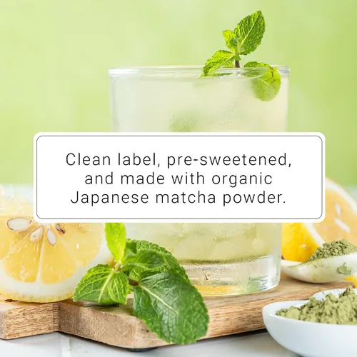 Vista 5 de Monin - Concentrado de té verde matcha, hecho con polvo matcha japonés orgánico, 40 mg de cafeína por porción, ideal para café con leche, limonadas