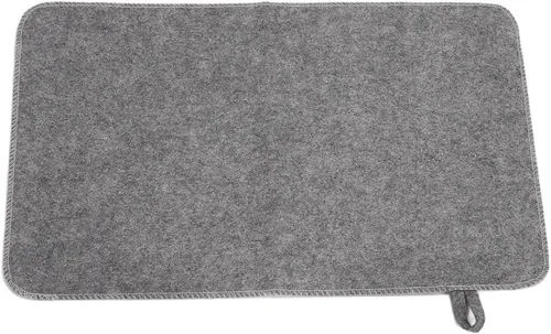 Vista 6 de Dioche Cojín de fieltro para sauna, aislamiento térmico para sauna, baño, casa, ducha, portátil, absorbente de agua, para hombres y mujeres