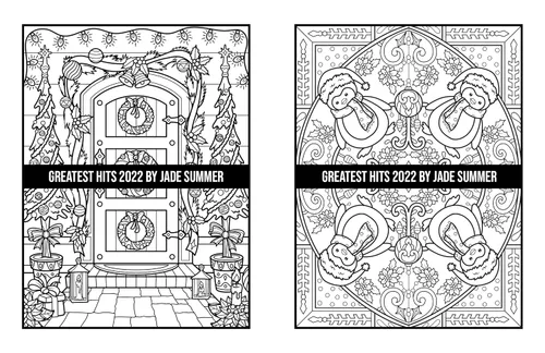 Vista 22 de Greatest Hits An Adult Coloring Book with the 100 Best Pages from the Jade Summer Collection
