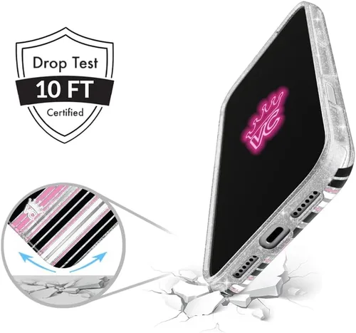 Vista 875 de VELVET CAVIAR Funda para iPhone 15, compatible con MagSafe, probada contra caídas de 10 pies, fundas protectoras de diseño, leopardo color rosa