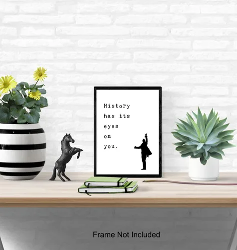 Vista 5 de Cita – Mercancía musical – Mercancía de Broadway Play – Regalo inspirador para los fanáticos de la historia estadounidense – Decoración motivacional
