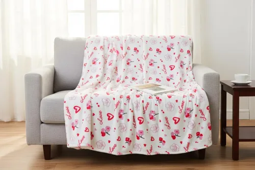 Vista 20 de Manta Tipo Throw de Vellón Suave como Terciopelo con Animales de Globos: Manta de Felpa de Terciopelo Acogedora con Diseño de Animales Rosa Oscuro