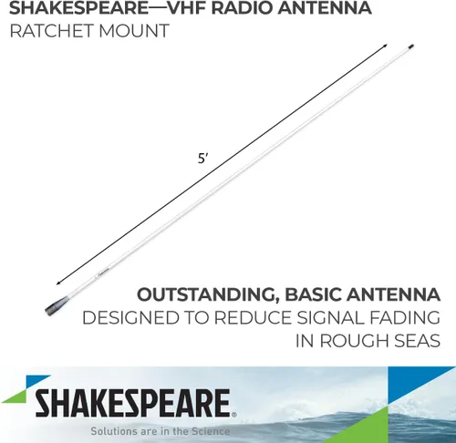 Vista 2 de Shakespeare 396-1 Antena VHF de 5