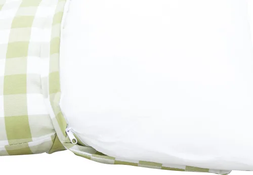 Vista 14 de Linon Harris Apple Verde 2 piezas de cojín de rincón con 3 almohadas de acento coordinadas de Linon - Solo se ajusta a la colección Harris Nook