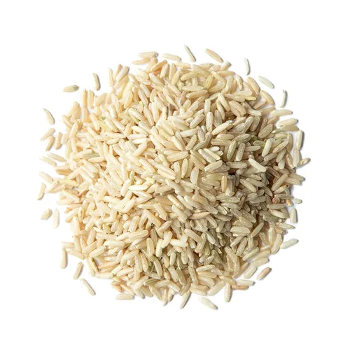 Vista 3 de Arroz integral de jazmín, 1 libra, arroz tailandés de grano entero y de grano largo, vegano, kosher, a granel. Más alto en fibra que el arroz jazmín