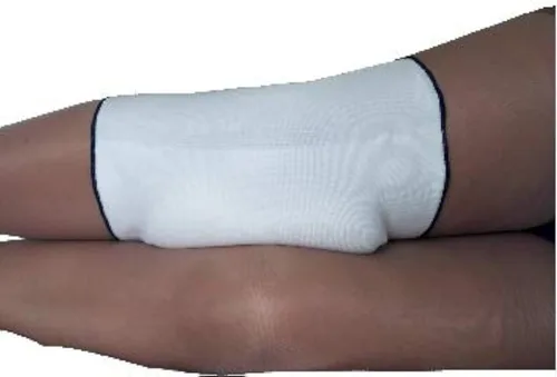 Vista 2 de Alpha Medical Rodillera para la osteoartritis - Alivio nocturno del dolor de rodilla - Almohada de rodilla - Alineación de rodilla y cadera