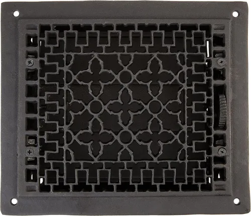 Vista 4 de Minuteman International Rejilla de hierro fundido para piso, color negro