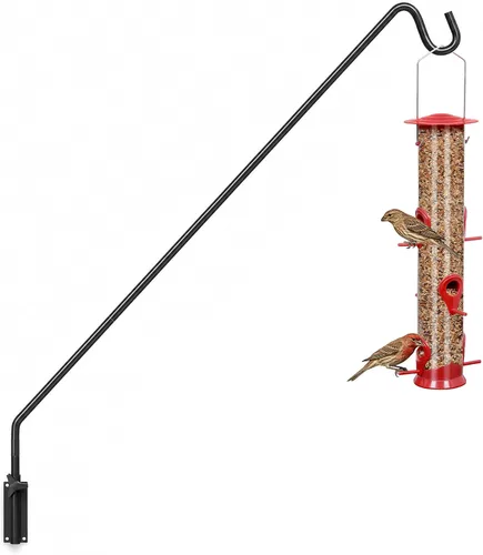 Vista 17 de MIXXIDEA Kit de montaje para colgar en riel de cubierta de valla de 11 pulgadas de largo, gancho decorativo resistente para comederos de pájaros