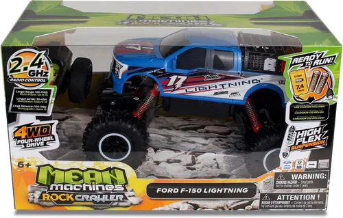 Vista 2 de NKOK Listo para funcionar Mean Machines R/C Rock Crawler Ford F-150 Lightning