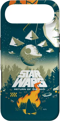 Vista 27 de Star Wars Funda con póster de película retro ilustrada con el regreso del Jedi para iPhone 17