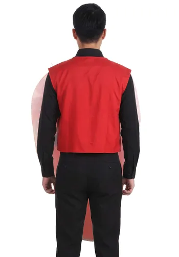 Vista 2 de Disfraz de Bistec Grado A para Adultos Multicolor