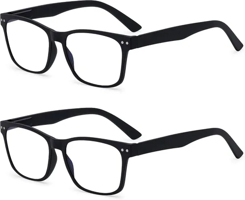 Vista 5 de Paquete de 2 gafas de lectura progresivas con enfoque múltiple de 3 potencias, sin línea