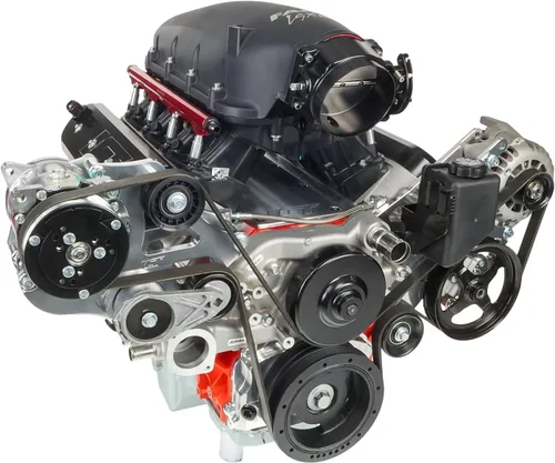 Vista 7 de ICT Billet Kit de soporte para compresor de aire acondicionado compatible con LS Corvette - Sanden 508 A/C LS AC GTO 551474-1