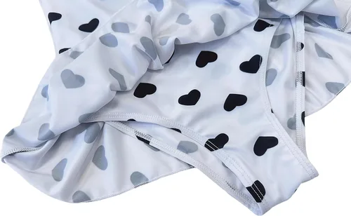 Vista 18 de Jastore - Traje de baño de una pieza para niñas bebés con diadema