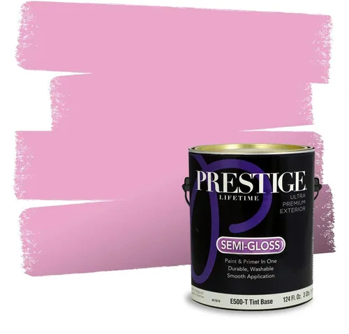Vista 651 de Prestige Paints Pintura exterior e imprimación en uno, 1 galón, plano, coincidencia comparable de Valspar* Amber Rose*