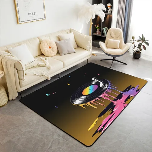Vista 43 de jejeloiu Cute Mushroom Decor Rugs for Living Room Bedroom for Kids Boys Girls Area Rug 3x5 Botanical Plants Decorative Carpet Cartoon Mushrooms