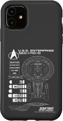 Vista 8 de Star Trek: The Next Generation U.S.S. Enterprise NCC-1701-0 Case for iPhone 17