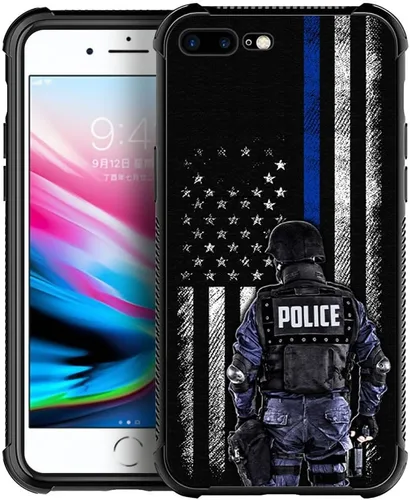 Vista 53 de DJSOK Funda compatible con iPhone 7/8/SE2, funda de ciervo de oro negro para iPhone 7, para niños y niñas, a prueba de golpes, resistente a