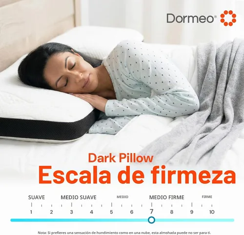 Vista 4 de Dormeo Almohada de cama Dark King - Gel Octaspring y espuma viscoelástica