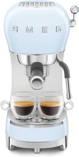 Vista 11 de Smeg - Máquina de café expreso manual con varita de vapor, 15 bares de presión, filtro porta de acero inoxidable, calentador de taza pasivo