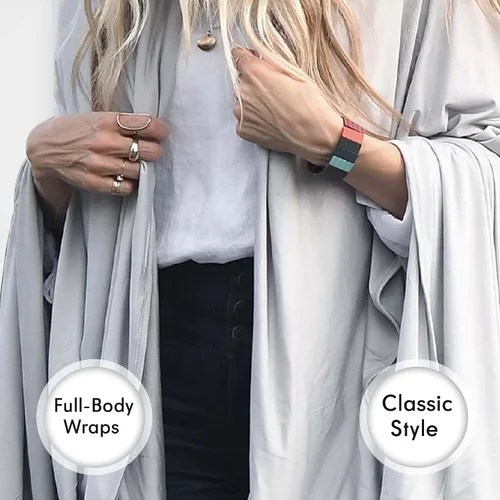Vista 7 de K E L O R Luxury Cooling Travel Blanket - Stretchy, Lightweight Soft & Breathable Shawl Wraps for Women