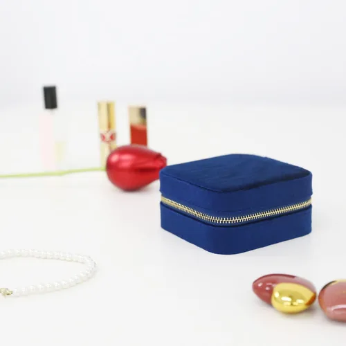 Vista 4 de DAIJAVU Organizador de joyas de viaje pequeño y ligero multifuncional ganchos para collares soportes para aretes anillos gemelos ranuras