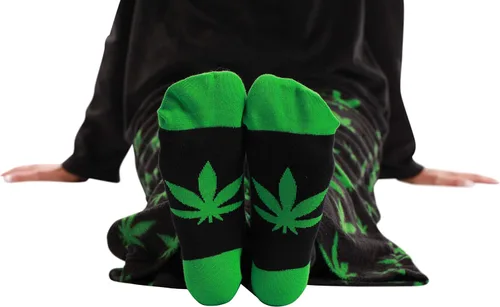 Vista 5 de Just Love - Conjunto de pijama ultrasuave para mujer, camisón, pantalón deportivo y calcetines a juego