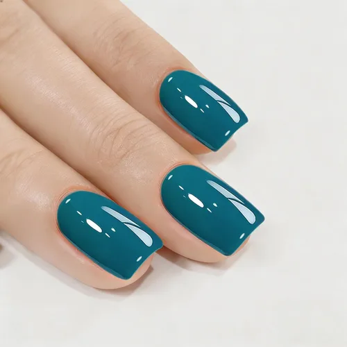Vista 9 de Vishine Soak-Off Esmalte de gel UV LED Nail Art Manicura Laca Oscuro Salmón Color 006