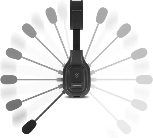 Vista 8 de Aluratek Auriculares inalámbricos Bluetooth 5.0 ABHM100F - Auriculares de alta fidelidad con cancelación de ruido, micrófono integrado, cómodas