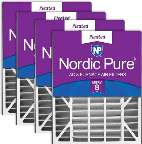 Vista 26 de Nordic Pure 20 x 25 x 5 (tamaño real: 19 3/4 x 24 1/4 x 4 7/8) Filtro de aire Air Bear Merv 8 de repuesto para reducción de olores de carbono puro