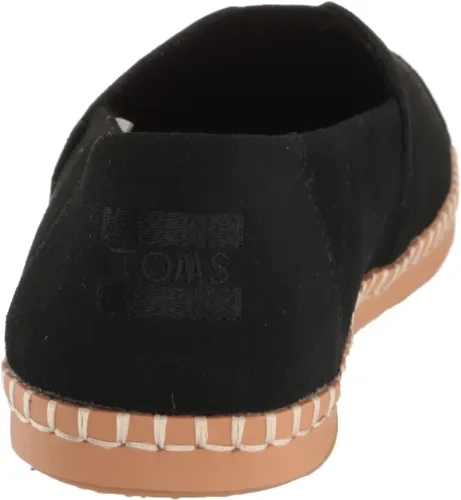 Vista 3 de TOMS Mujer Alpargata Cuero Wr - Negro