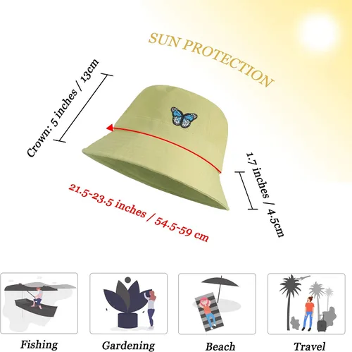 Vista 293 de ZLYC Gorra de pescador bordada de moda unisex para hombres y mujeres