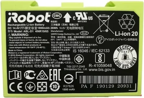 Vista 3 de Batería de repuesto, 14.4V 1800mAh, se adapta a i7+ e5 7150 7550 i3 3150 i3