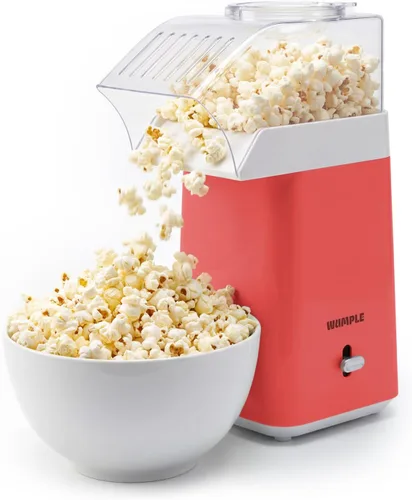 Vista 8 de Máquina de palomitas de maíz de aire caliente – Máquina eléctrica de palomitas de maíz de 14 tazas, sin aceite, 1200 W – Incluye taza medidora