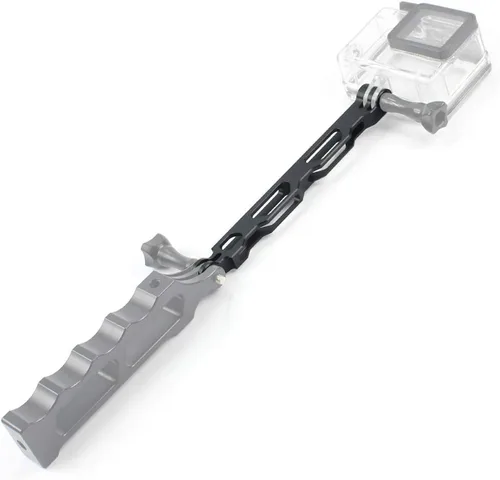Vista 5 de Brazo de extensión de aleación de aluminio para montaje en poste de metal, compatible con Gopro Hero 3 3+ 4 5 6 /Yi/4K/SJCAM Selfie Pole