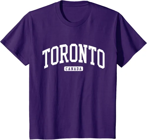 Vista 62 de Camiseta estilo universitario de Toronto Canada, Negro