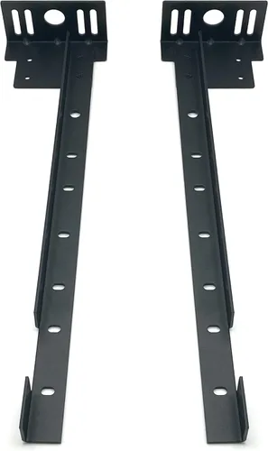 Vista 8 de Juego de soportes de extensión para pie de cama - Kit de accesorios - Apto para camas twin, full, queen o king