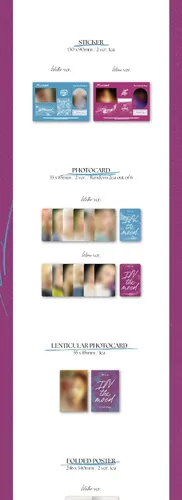 Vista 4 de MAMAMOO Wheein in The Mood Contenido del primer álbum+tarjeta fotográfica+seguimiento sellado Whee in (conjunto estándar (agua+vino))
